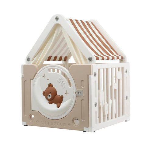 Kids Play Tent Playhouse Castle with Floor Mat 85CMX113CM