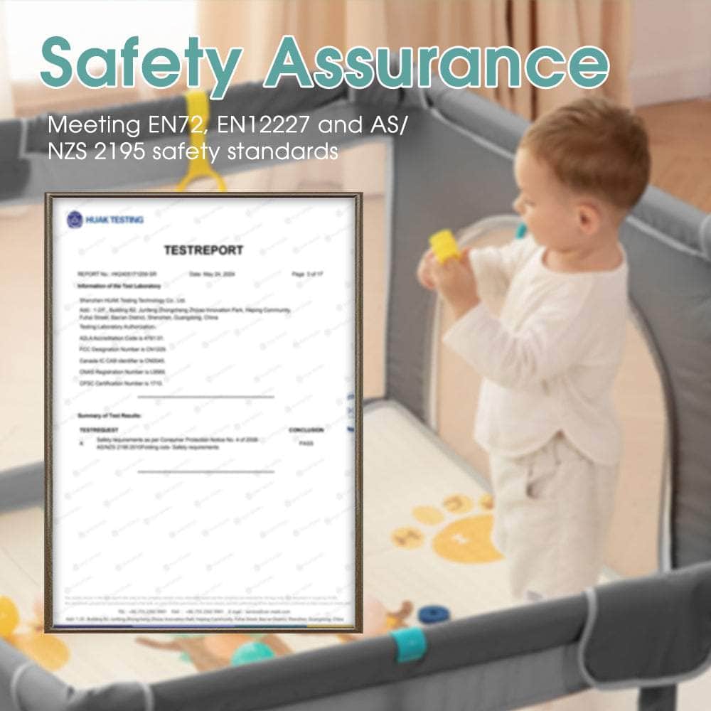 Kids Playpen Baby Safety Gate 2 Door 150x180cm