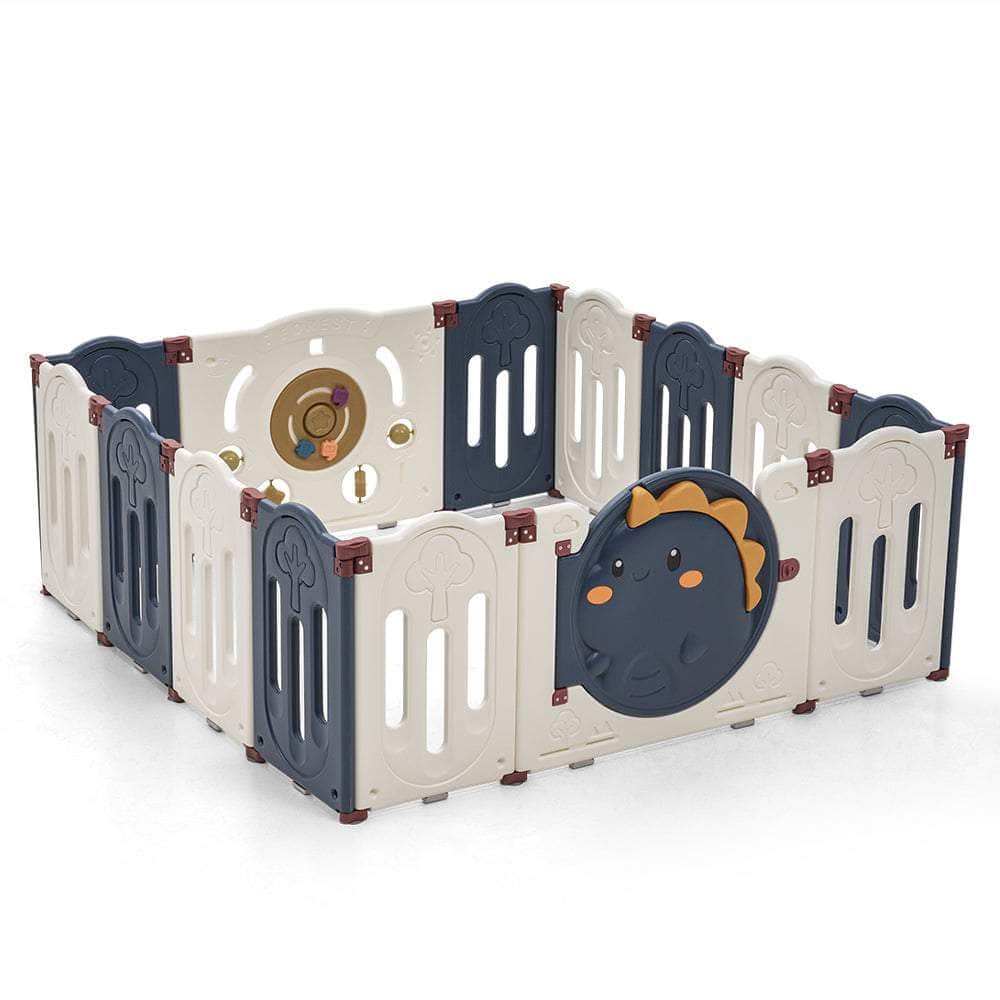 Kids Playpen Baby Safety Gate Toddler Fence 14 Panels