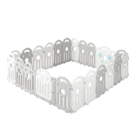 Kids Playpen Ensure Baby Safety with Toddler Fence Grey