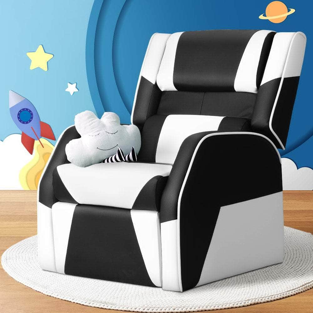 Kids Recliner Chair Pu Leather Gaming Sofa Lounge Couch Children Armchair