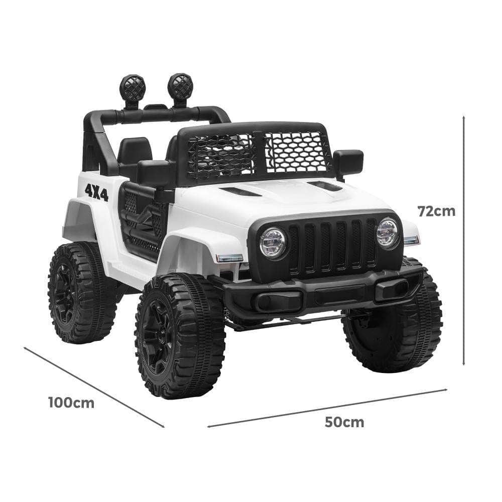 Kids Ride On Car 12V Electric Jeep Remote Vehicle Toy Cars Gift LED light
