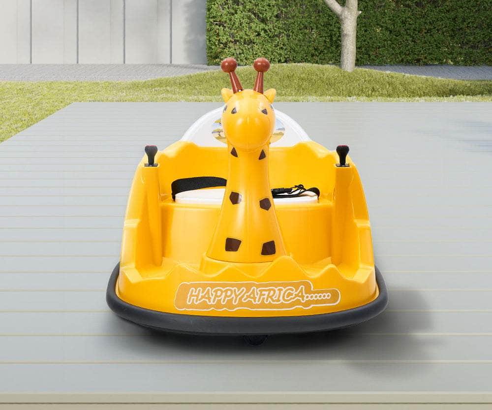 Kids Ride on Car Bumper Remote Control Light Giraffe