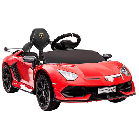 Kids Ride On Car Lamborghini SVJ Licensed Red