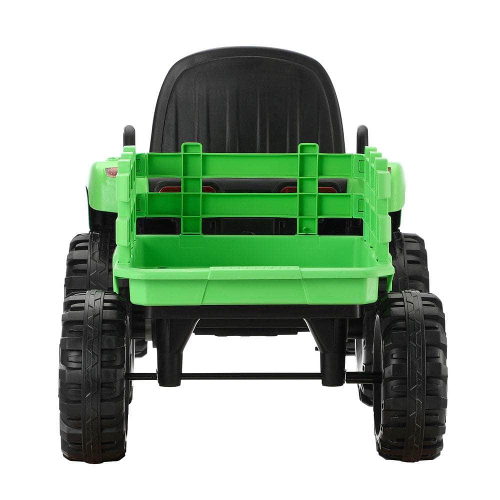 Kids Ride On Car Tractor 12V Toys Remote Control Green/Pink