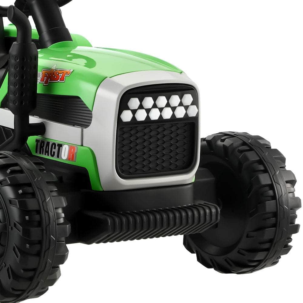 Kids Ride On Car Tractor 12V Toys Remote Control Green/Pink
