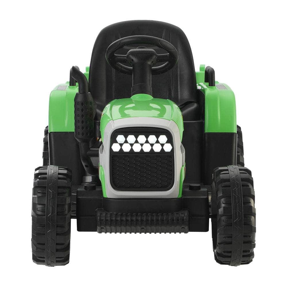 Kids Ride On Car Tractor 12V Toys Remote Control Green/Pink