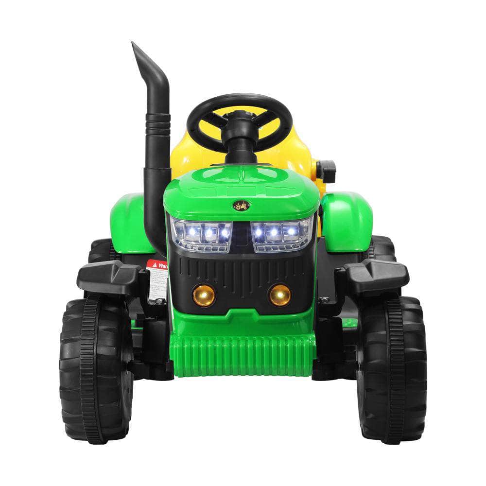 Kids Ride On Tractor Toy W/ Trailer Remote Battery Electric Operated Car