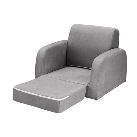 Kids Sofa 2 Seater Children Flip Open Couch Lounger Armchair Soft