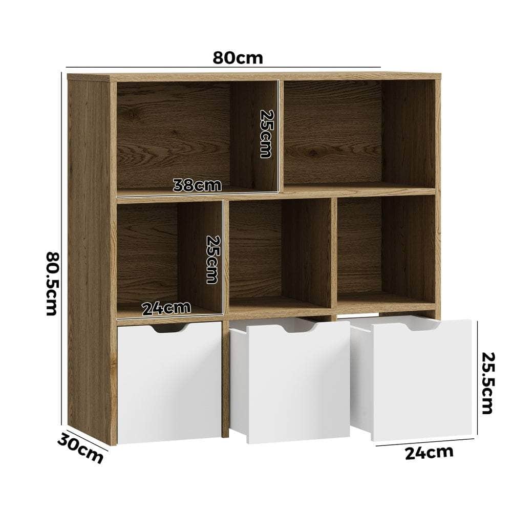 Kids Storage Organiser Cabinet With Removable Box