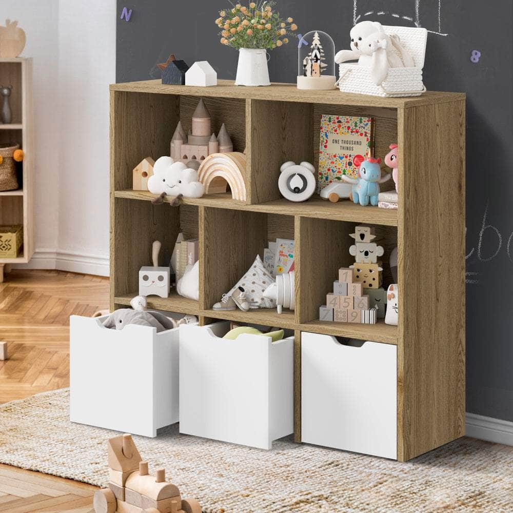 Kids Storage Organiser Cabinet With Removable Box