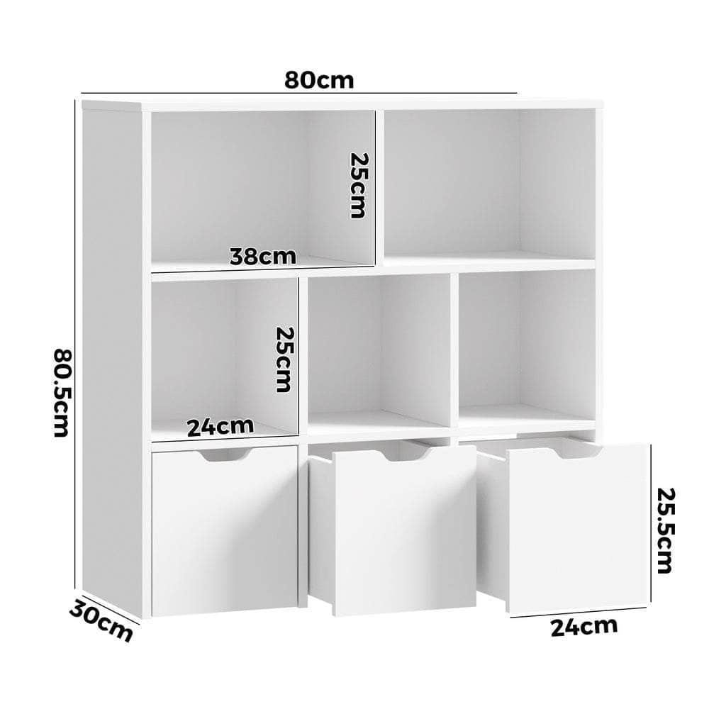 Kids Storage Organiser Cabinet With Removable Box