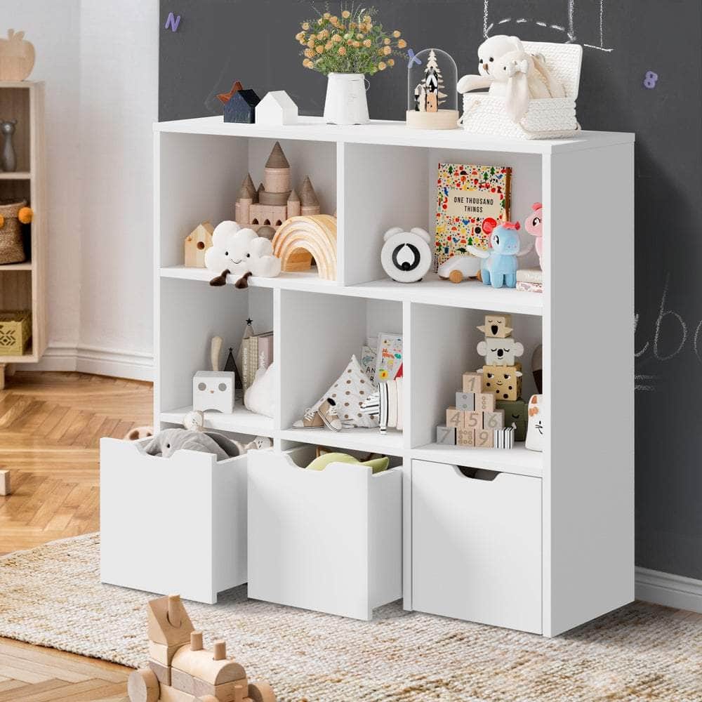 Kids Storage Organiser Cabinet With Removable Box
