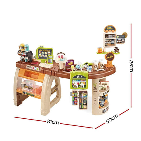 Kids' Supermarket Adventure: 52-Piece Pretend Grocery Toy Set