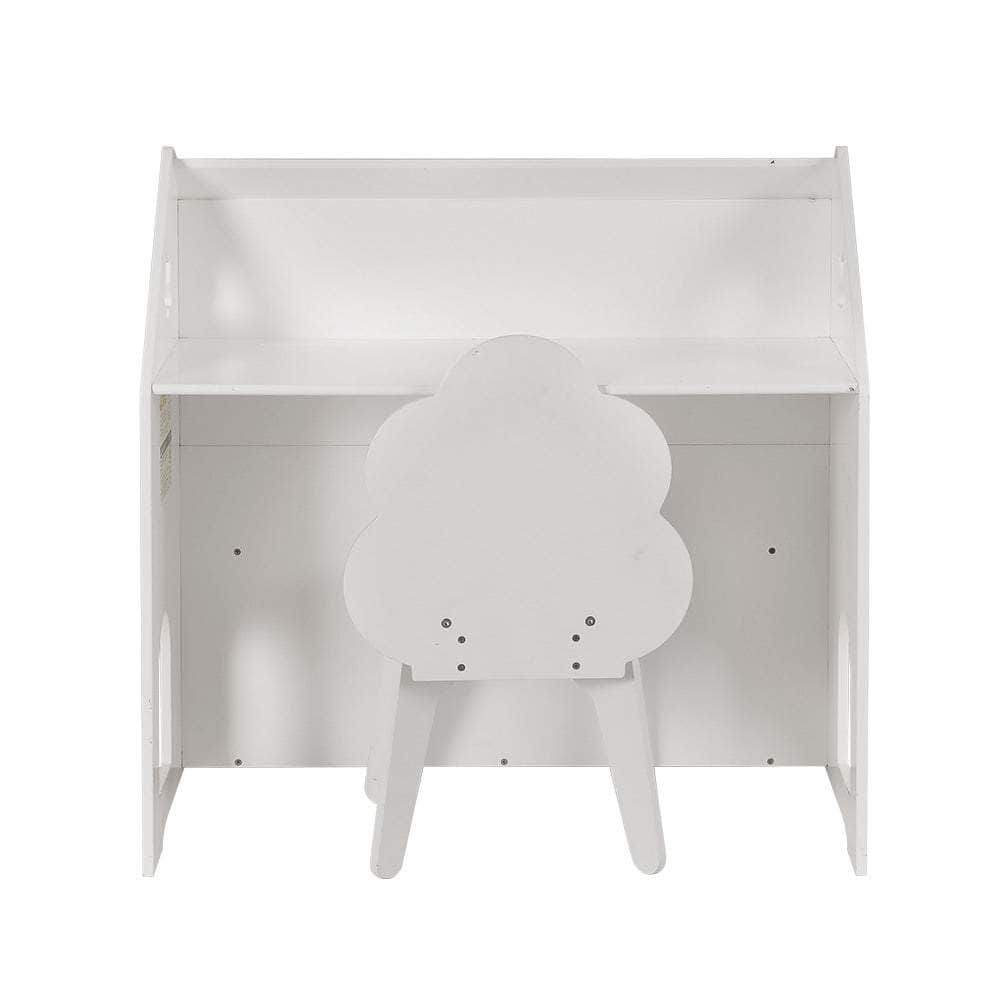 Kids Table and Chairs Set Activity Chalkboard Play Study Toys Storage Desk