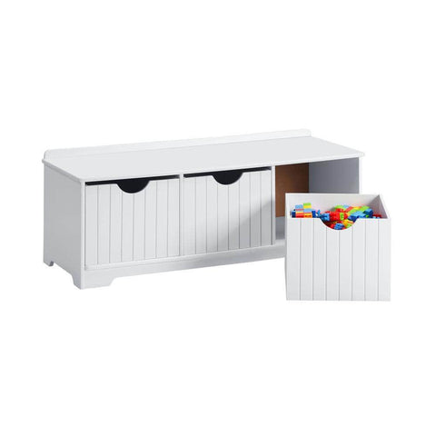 Kids Toy Storage Box Organiser Seating Bench