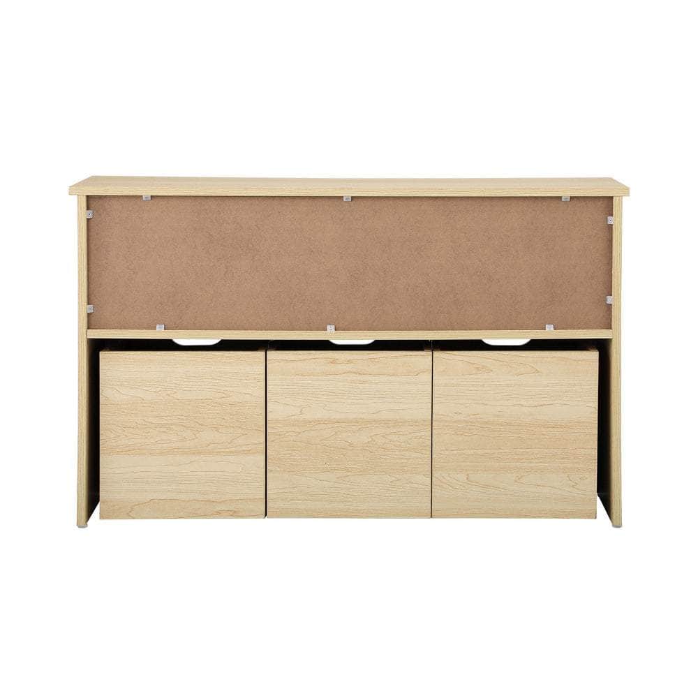 Kids Toy Storage Cabinet With Storage Box Natural