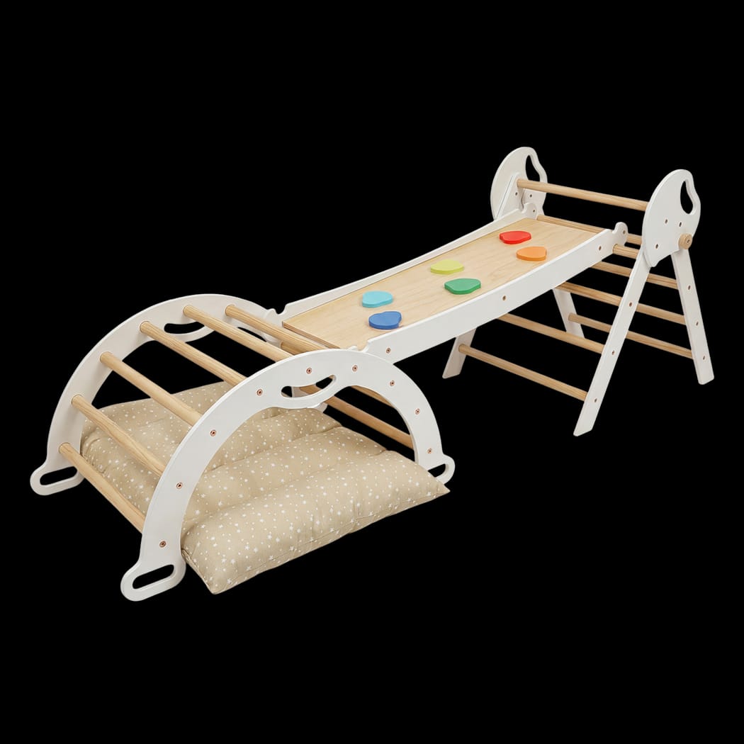 Kids Triangle Arch Climber 8-in-1 Indoor Play Set | Simpledeals