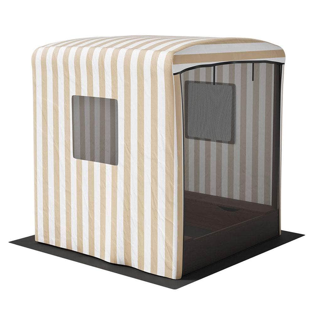 Kids Wooden Sandbox With Canopy & Window