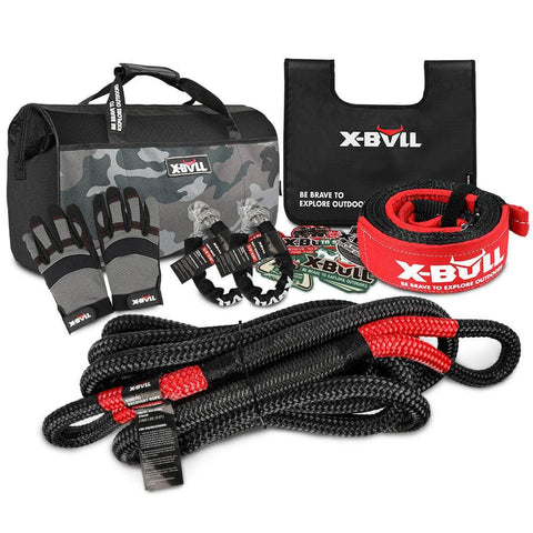 Kinetic Recovery Rope Kit With Snatch Strap, Soft Shackles, - 4Wd
