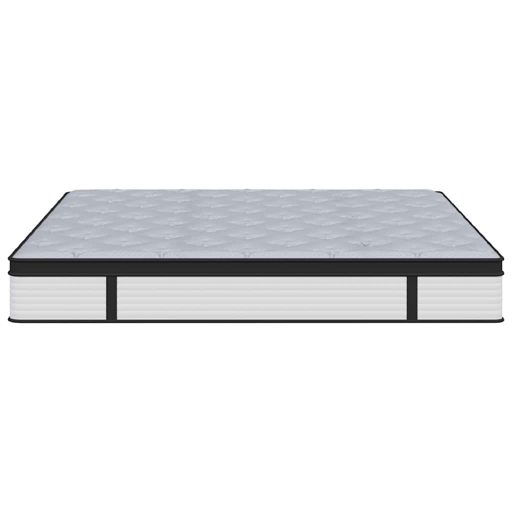 King 28cm Medium Pocket Spring Mattress Fabric Foam Isolation Pad Support