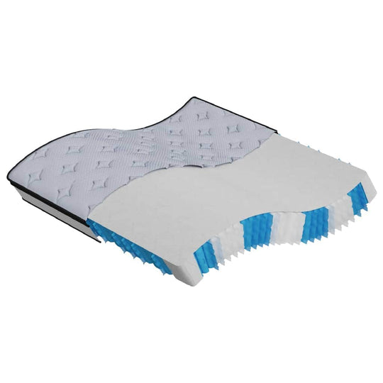 King 28cm Medium Pocket Spring Mattress Fabric Foam