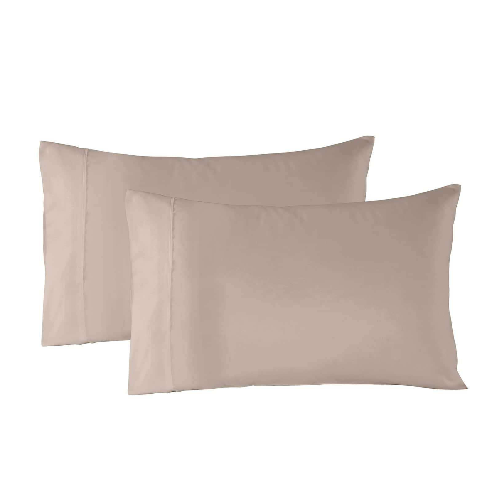King Bamboo Sheet Set Warm Grey Soft Cooling Bed Linen, Bamboo finish