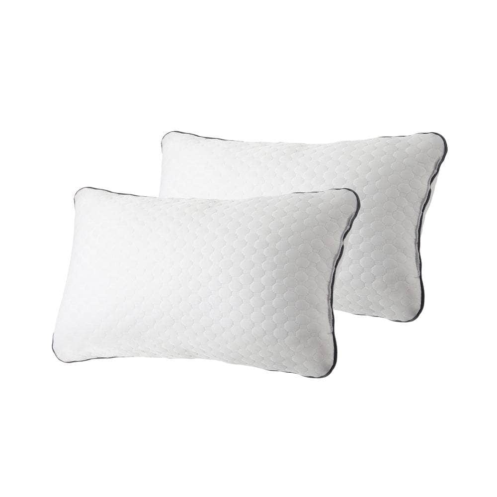 King Mattress Cool Gel Foam Pocket Spring 34CM with Pillows