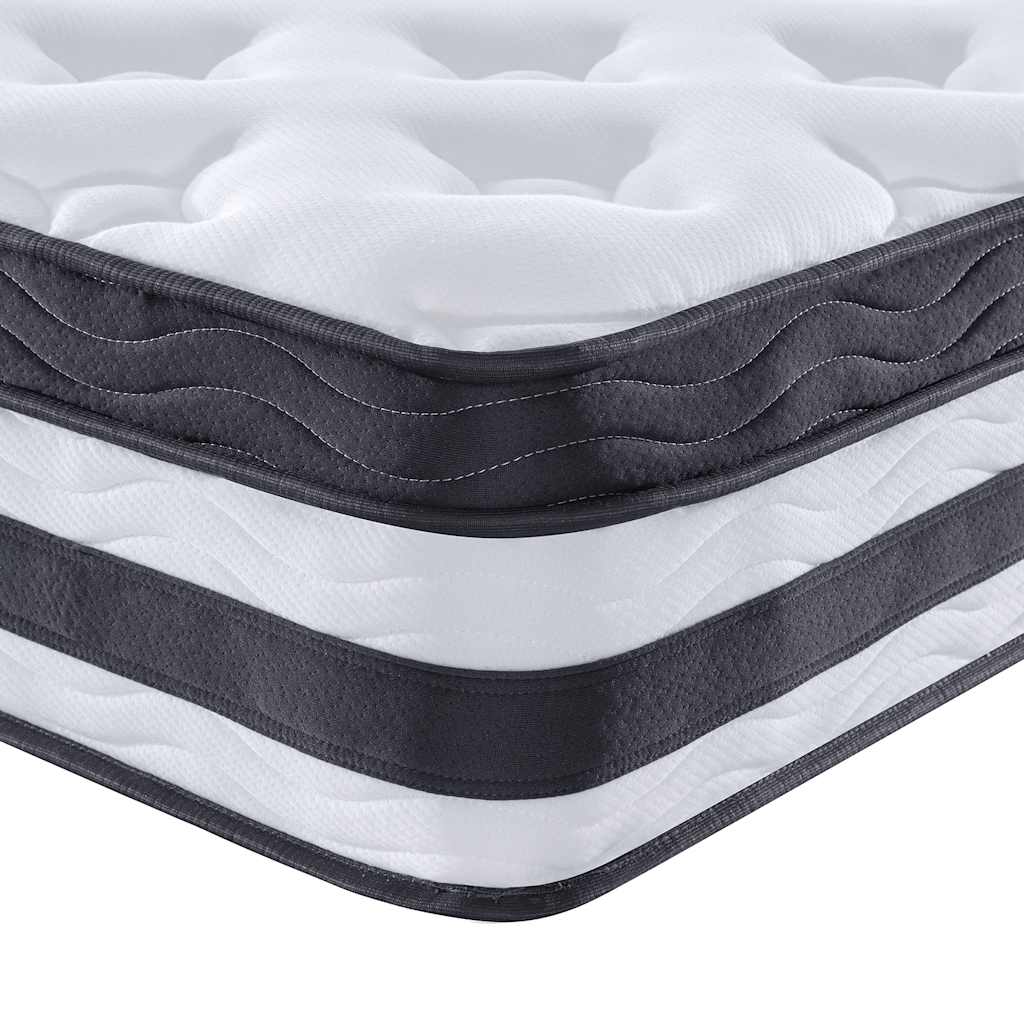 King Medium Pocket Spring Mattress Fabric with Foam & 7-Zone Support