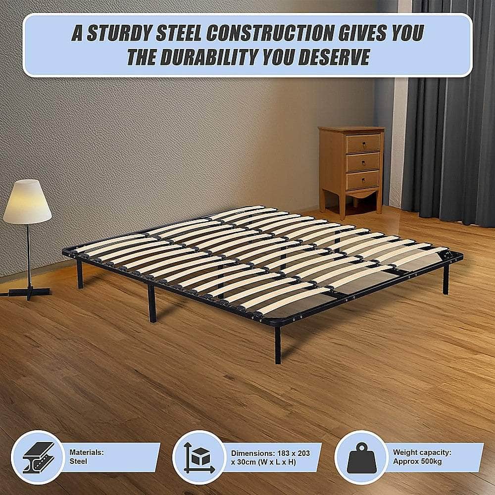 King Metal Bed Frame - Bedroom Furniture