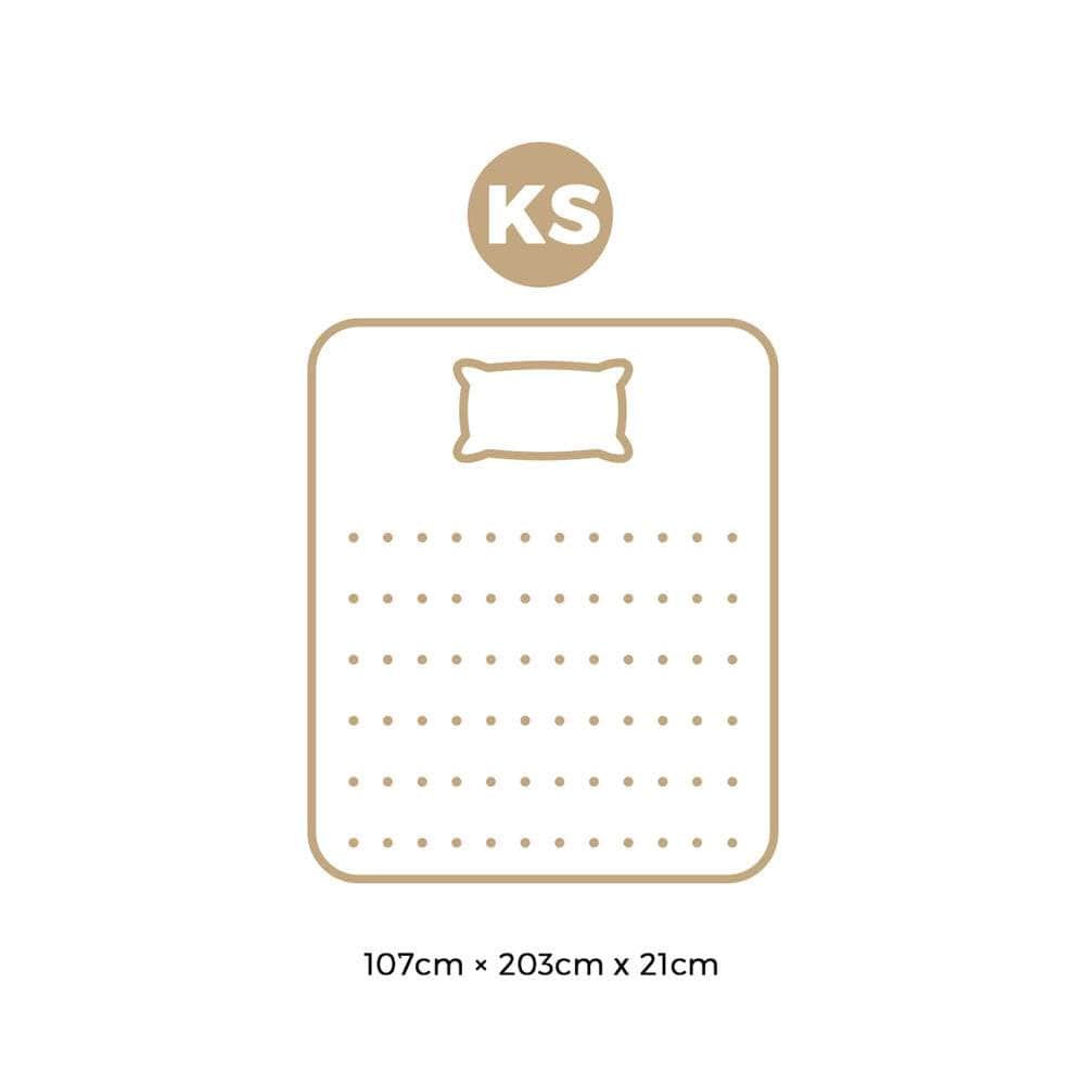 King Single Mattress Bonnell Spring Tight Top 21CM