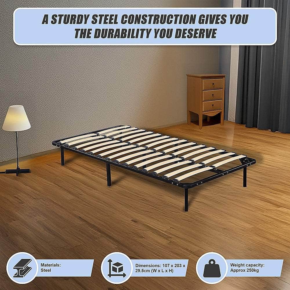 King Single Metal Bed Frame - Bedroom Furniture