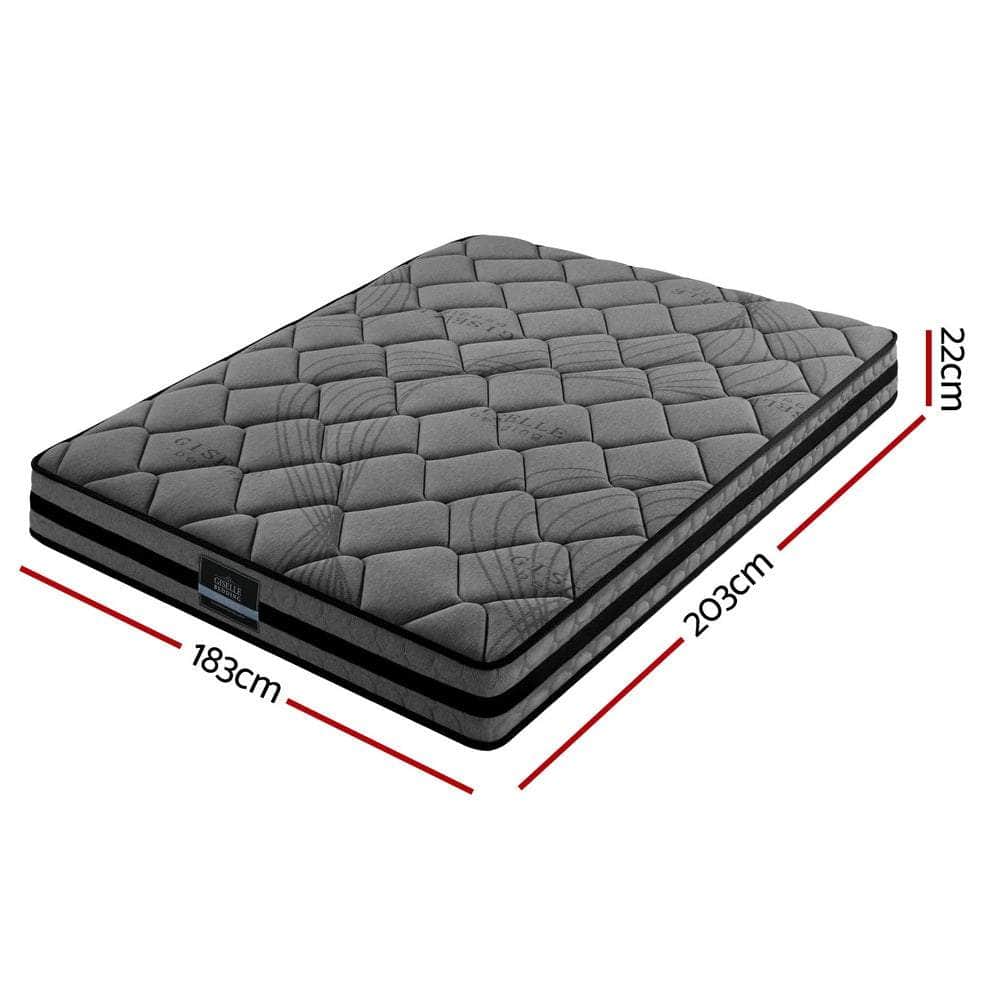 King Size 22cm Mattress – Supportive Medium Firm Design - Stylish