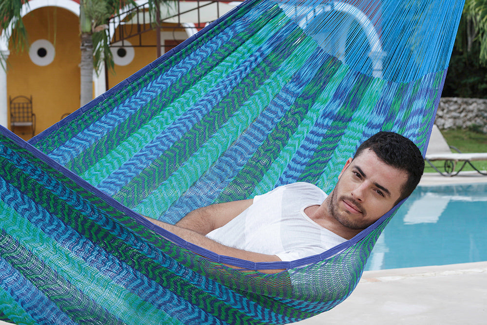 King Size Cotton Hammock in Caribe