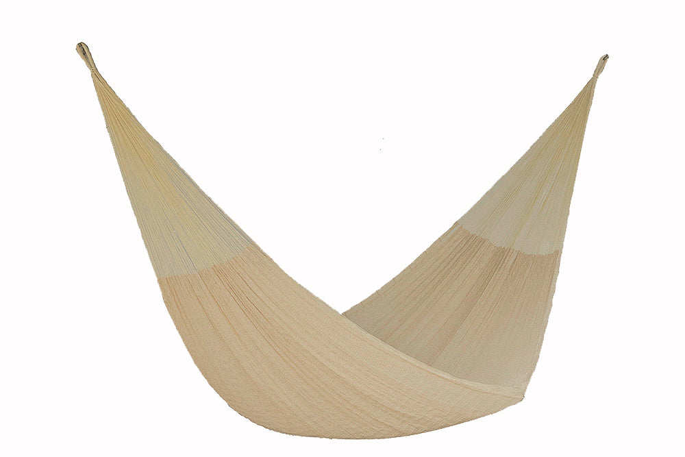 King Size Cotton Mexican Hammock in Cream Colour