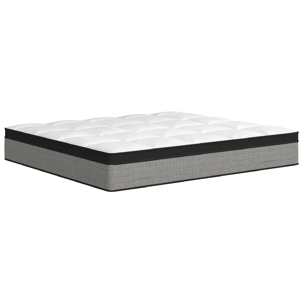 King Size Medium Plus Pocket Spring Mattress Fabric with Foam & 7-Zone Support