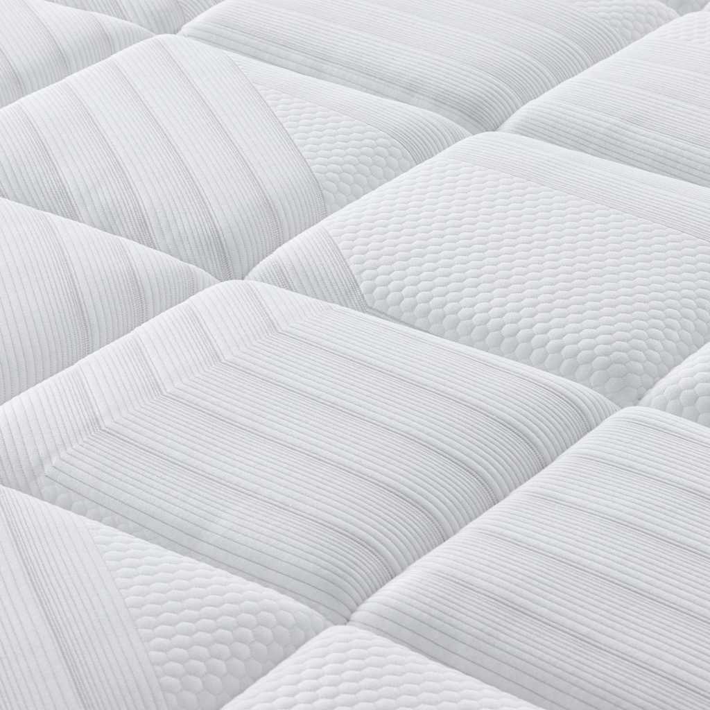 King Size Medium Plus Pocket Spring Mattress Fabric with Foam & 7-Zone Support