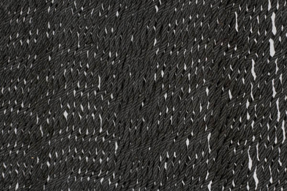 King Size Outdoor Cotton Mexican Hammock In Black