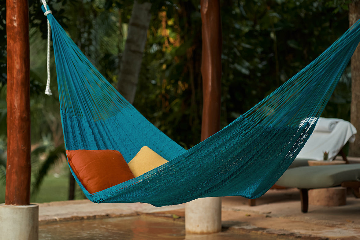 King Size Outdoor Cotton Mexican Hammock In Bondi