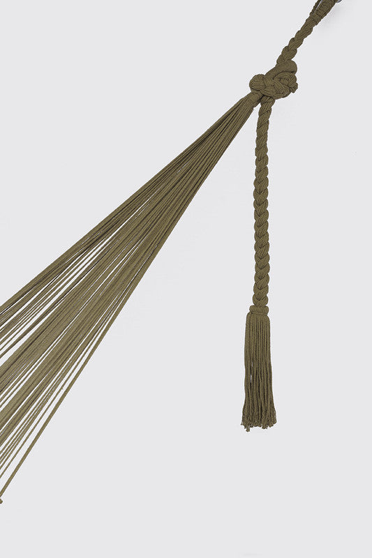 King Size Outdoor Cotton Mexican Hammock In Cedar