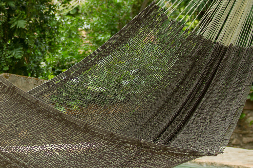 King Size Outdoor Cotton Mexican Hammock in Dream Sands Colour