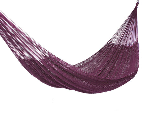 Outdoor Undercover Cotton Hammock King Size Maroon