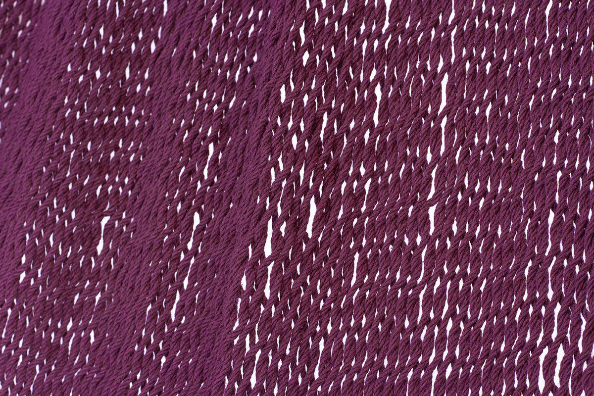 King Size Outdoor Cotton Mexican Hammock In Maroon