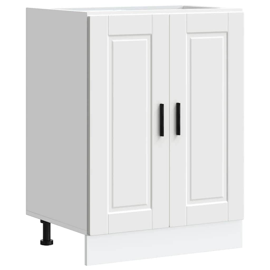White colour - Kitchen Base Cabinet Porto White Engineered Wood