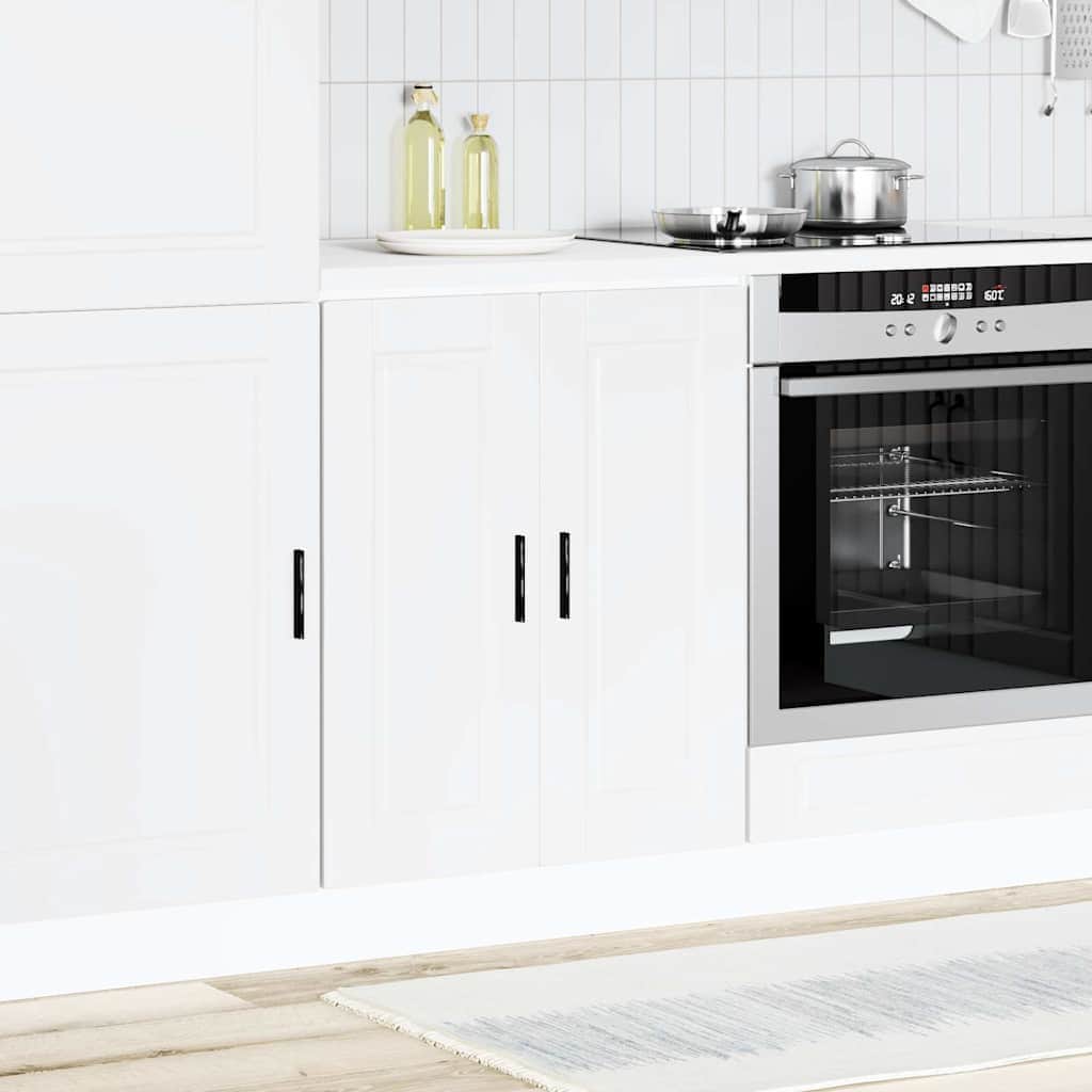 Kitchen Base Cabinet Porto White Engineered Wood | Wood finish