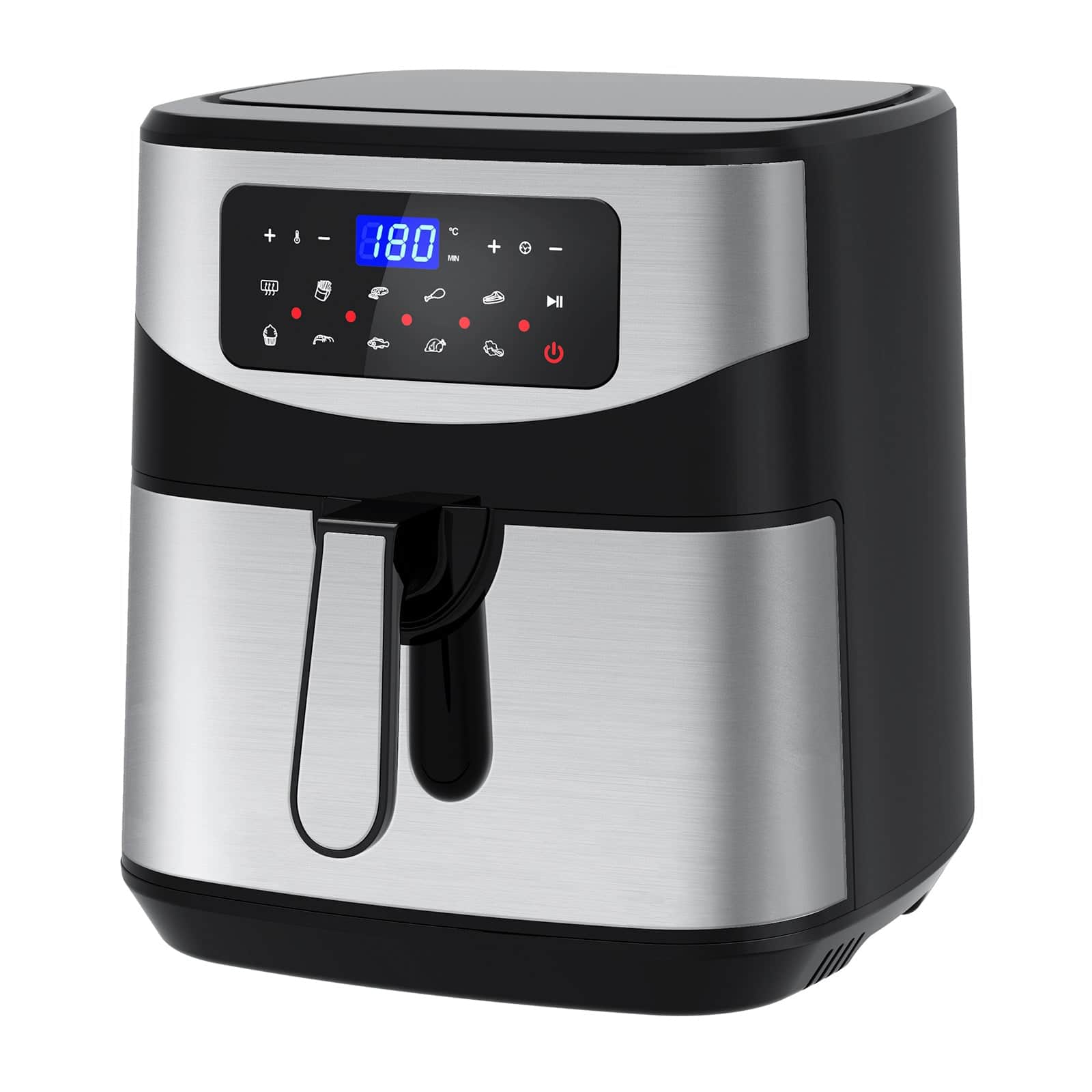Kitchen Couture 12L Digital Air Fryer Oven Cooker Rotisserie Silver