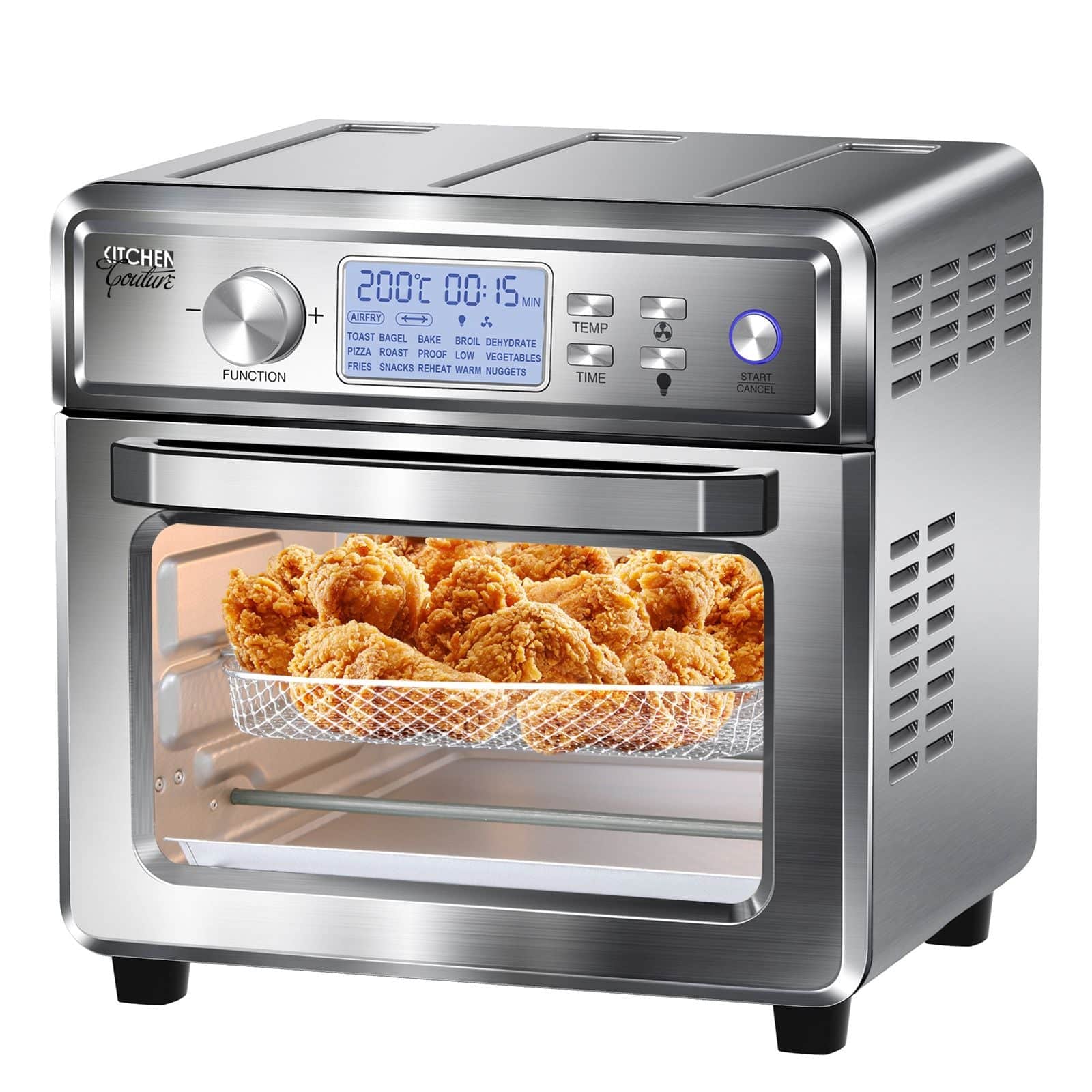 Kitchen Couture 24L Digital Air Fryer Oven Cooker Rotisserie Family Size