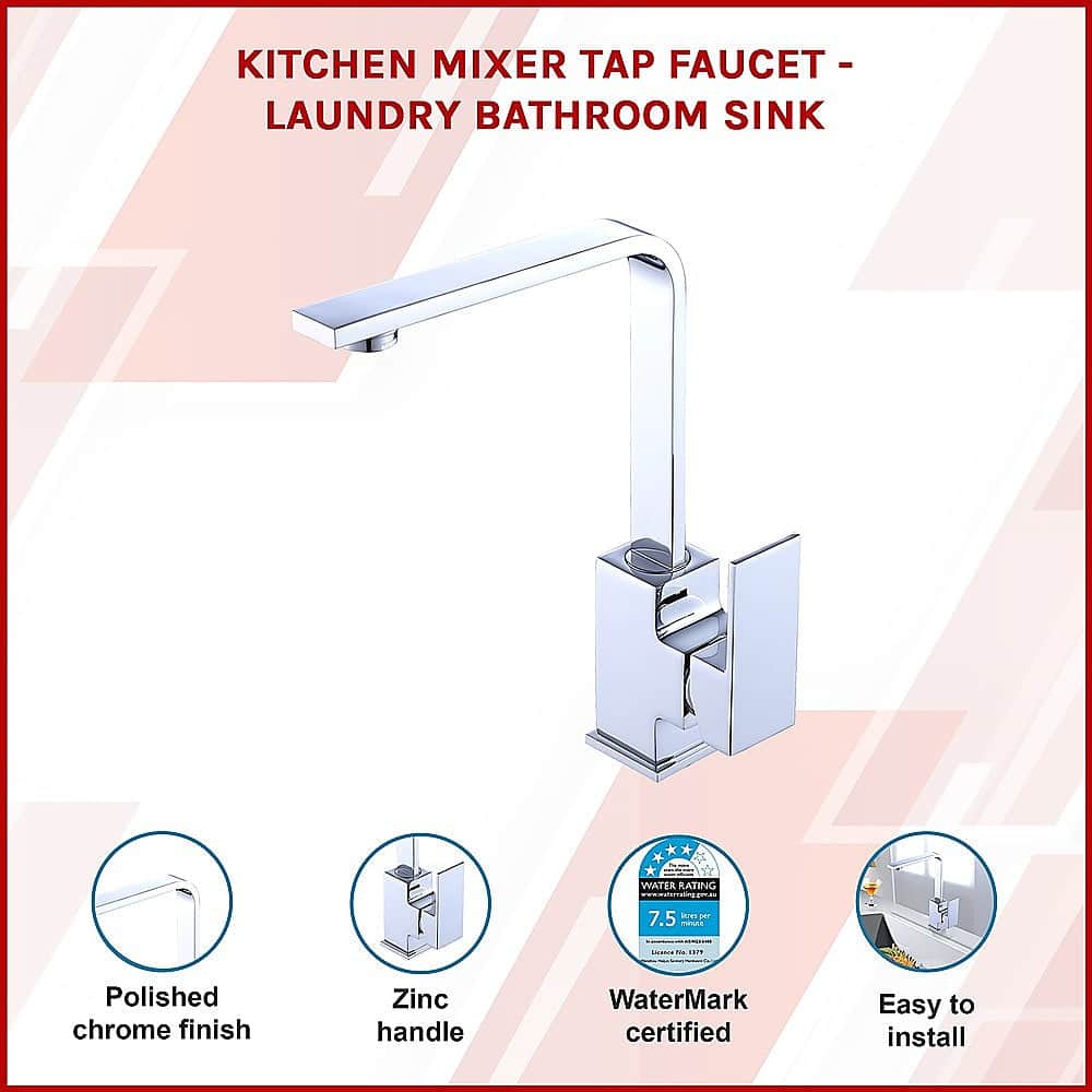 Kitchen Mixer Tap Faucet For Laundry Bathroom Sink