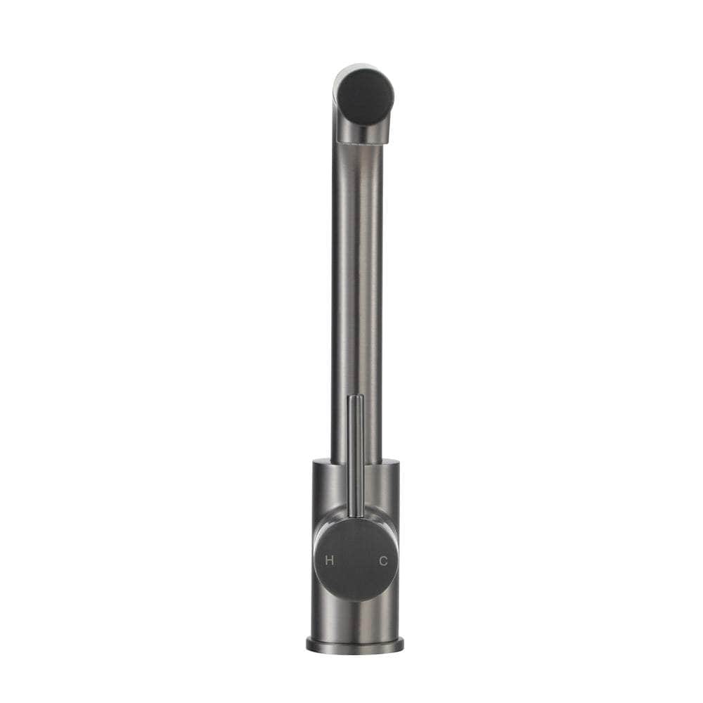 Grey colour - Kitchen Mixer Tap Pull Out Faucet Swivel 2 Modes Grey