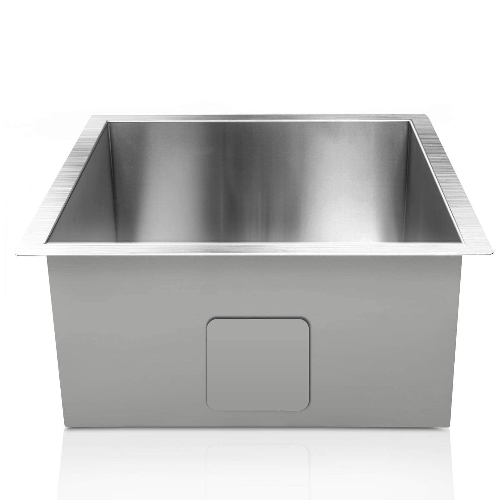 Kitchen Sink 36X36Cm Stainless Steel Nano Basin Single Bowl Silver